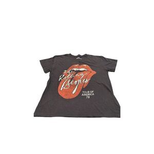 The Rolling Stones Women's T-shirt Tee Shirt Black Size S